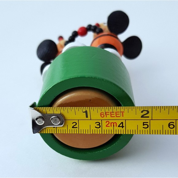 2 Bees Dancing Thumb Puppet Wood Collapsible Push Button Boogie Bugs VTG 4.5" - Picture 5 of 12